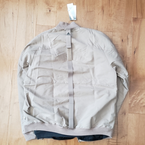 adidas Men Designed 4 Gameday Bomber Jacket Chalky Brown Size M - Picture 7 of 15
